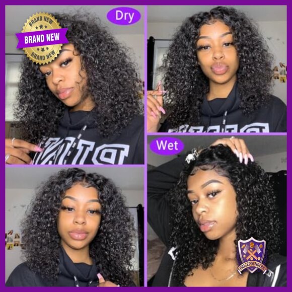 14 Inch Bob Wig 13x6 Frontal Lace 200% Density Human Hair Pre Plucked main image 5